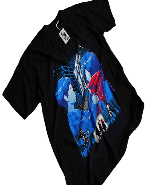 Polera Estampada Ataque de Titanes