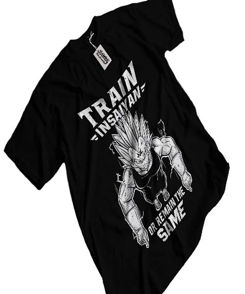 Polera Estampada Dragon Ball Z Vegeta Gym