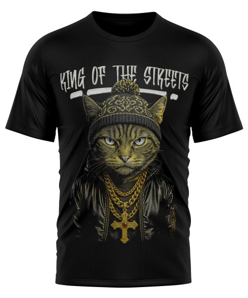 Polera Estampada Gato Chorizo