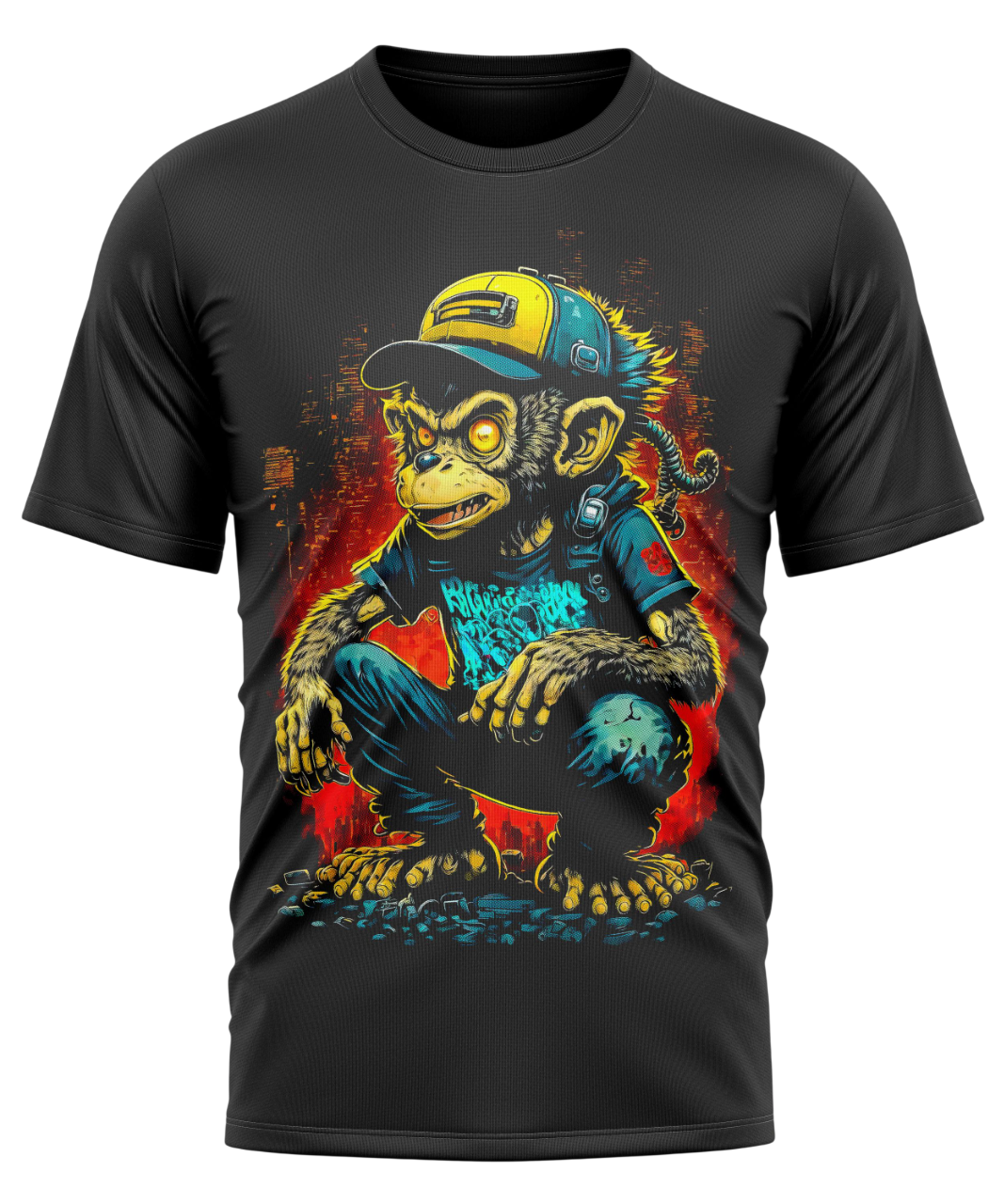 Polera Estampada Mono Urbano