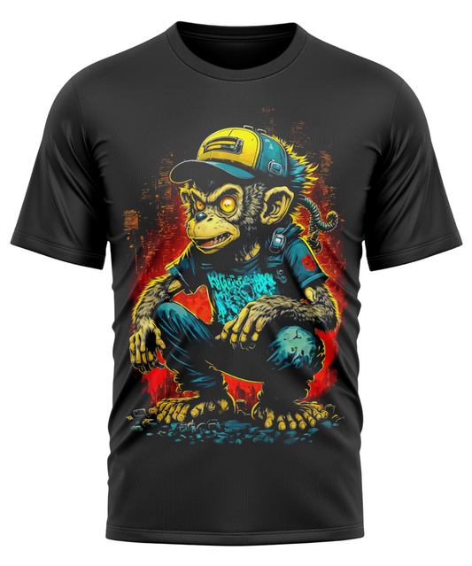 Polera Estampada Mono Urbano