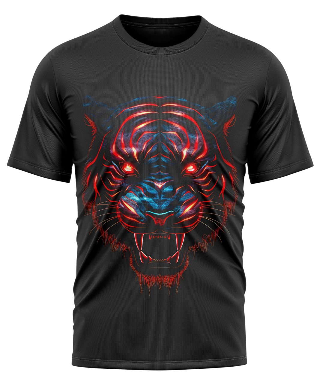 Polera Estampada Tigre Oscuro
